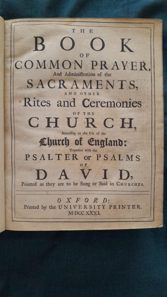 book of common prayers and other rites - Henry hills 1731