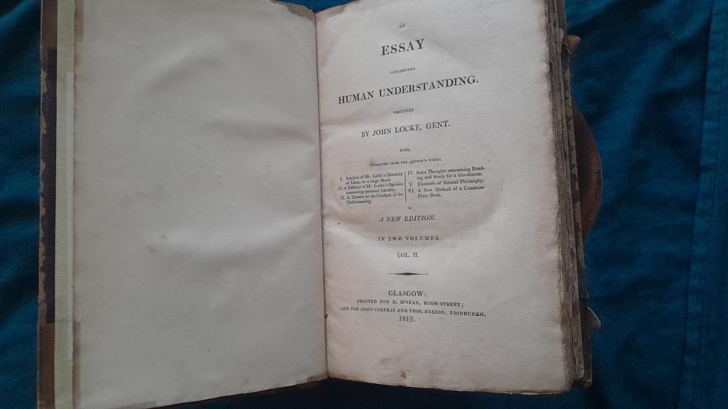 Essay on human understanding - locke 1819 (Vol2)